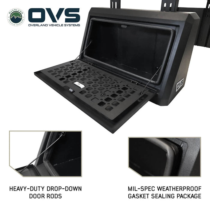 OVS Lockable Pod Rack Universal Bed Storage System with Adjustable Crossbars - Recon Recovery