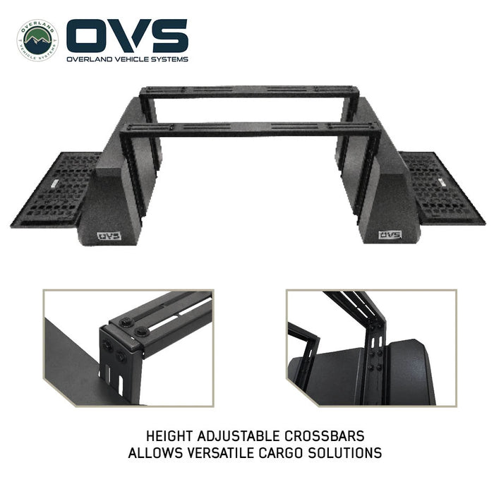 OVS Lockable Pod Rack Universal Bed Storage System with Adjustable Crossbars - Recon Recovery