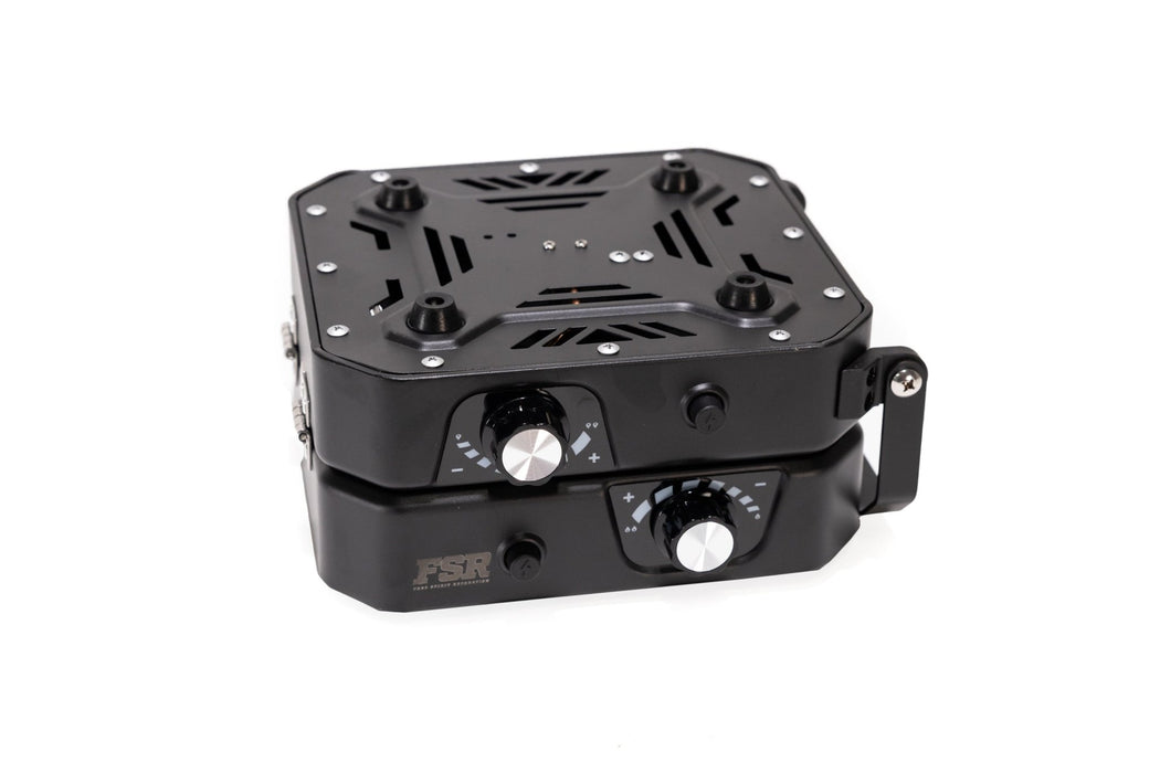 FSR Portable 2 Burner Camp Stove & Wind Screen | Dual Burner Outdoor Cooking - Recon Recovery