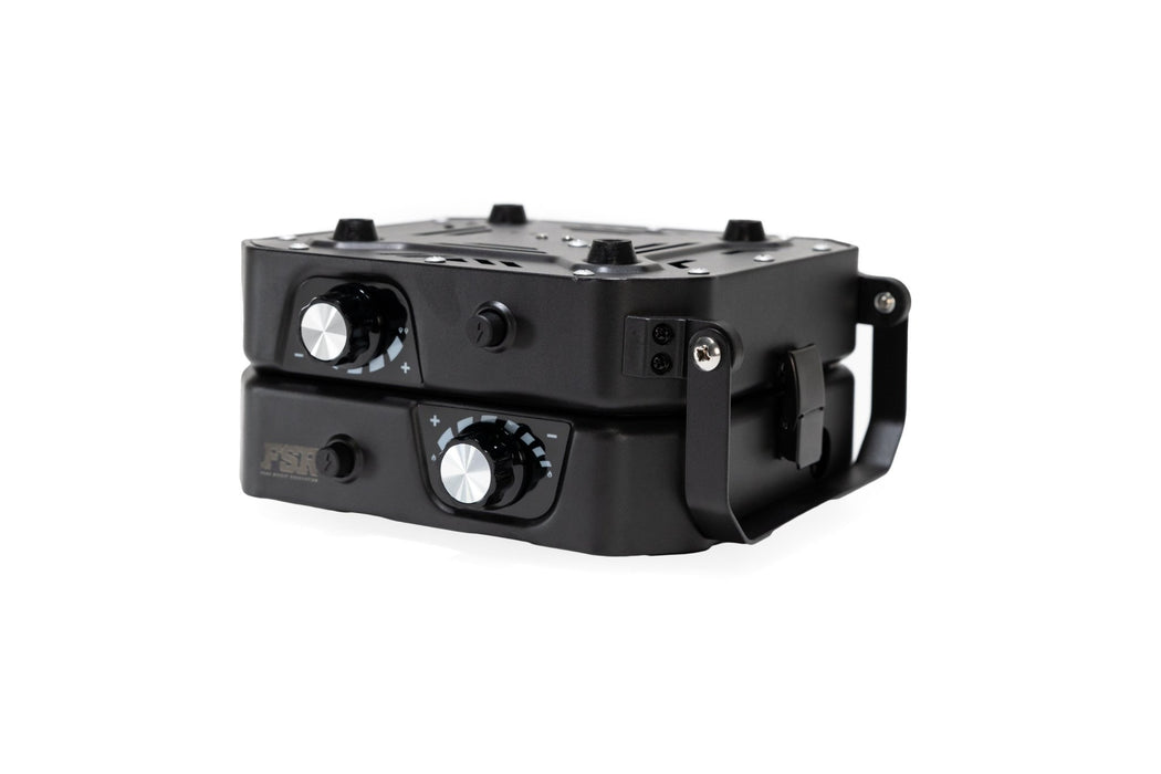 FSR Portable 2 Burner Camp Stove & Wind Screen | Dual Burner Outdoor Cooking - Recon Recovery