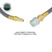 OVS Quick 2 or 4 Tire Inflation / Deflation System Ultra Fast Hose Kit for Car Trailer or Motorcycle - Recon Recovery