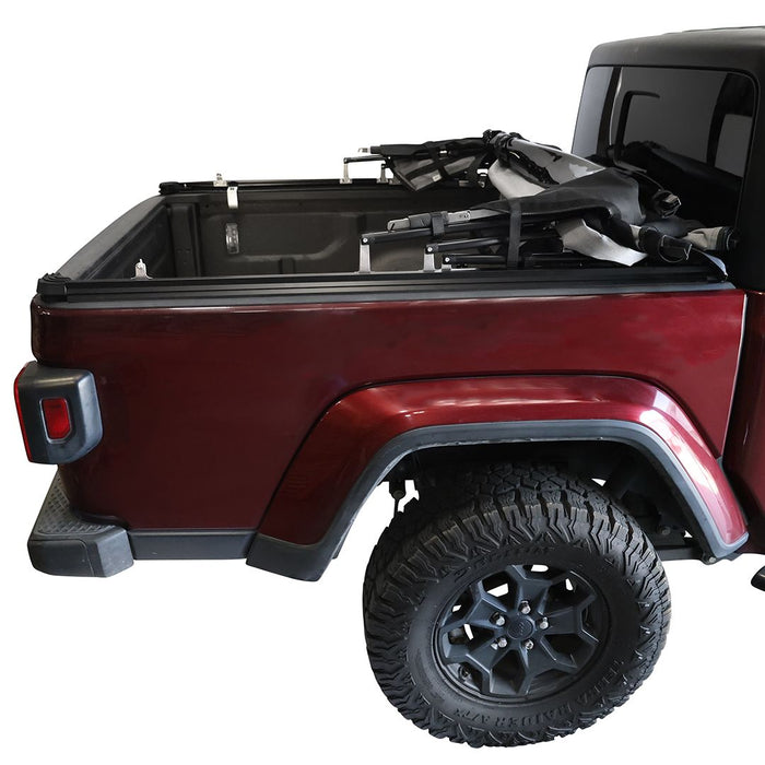 Explorer Soft Shell Bed Topper– 2020 - 2026 Jeep Gladiator JT | OVS Black Diamond - Recon Recovery