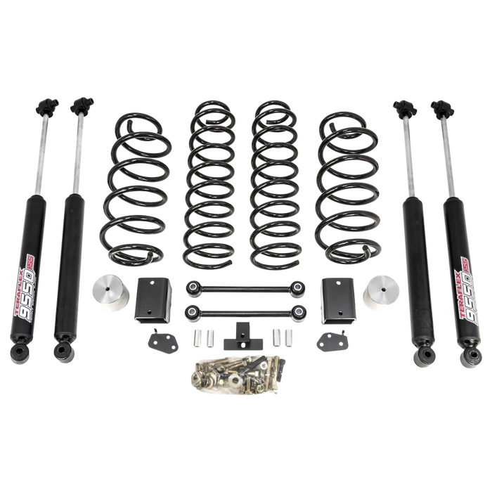ReadyLIFT Coil Spring Lift Kit with Teraflex 9550 Shocks 2.5" Rubicon, 3.5" Sahara/Sport for 2018-2026 Jeep Wrangler JL/Wrangler JLU