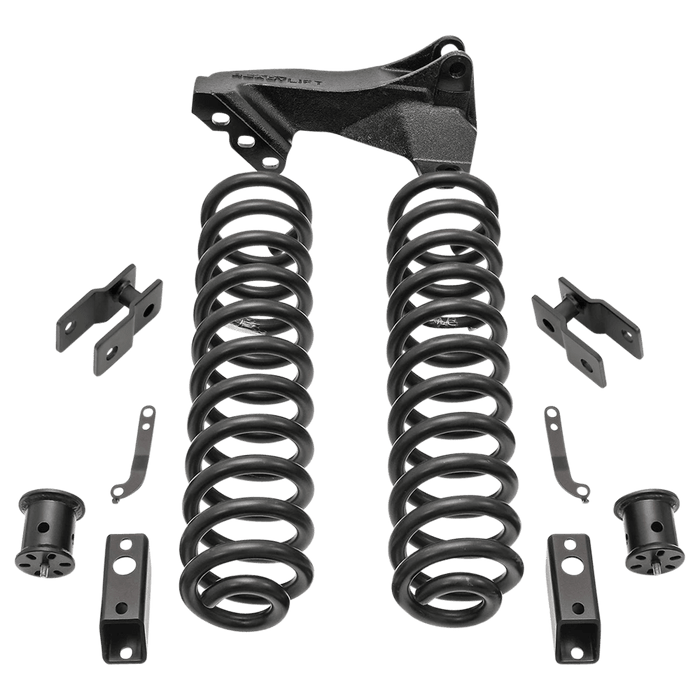 ReadyLIFT 2.5" Coil Spring Front Lift Kit with Front and Rear Shock Extensions and Front Track Bar Bracket for 2020-2026 Ford F-250 Super Duty/F-350 Super Duty/F-450 Super Duty - Recon Recovery