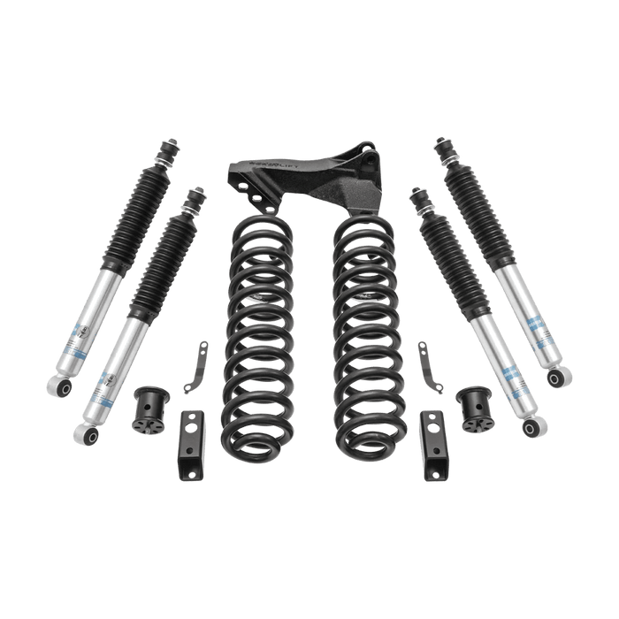 ReadyLIFT 2.5" Coil Spring Front Lift Kit with Bilstein Front and Rear Shocks and Front Track Bar Bracket for 2011-2016 Ford F-250 Super Duty/F-350 Super Duty/F-450 Super Duty - Recon Recovery