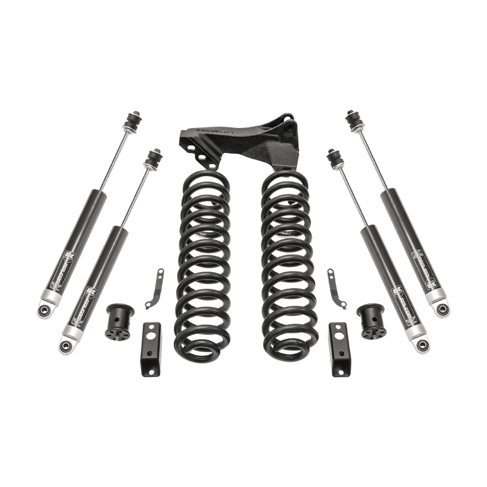 ReadyLIFT 2.5" Coil Spring Front Lift Kit with Falcon 1.1 Monotube Front and Rear Shocks and Front Track Bar Bracket for 2017-2019 Ford F-250 Super Duty/F-350 Super Duty/F-450 Super Duty - Recon Recovery