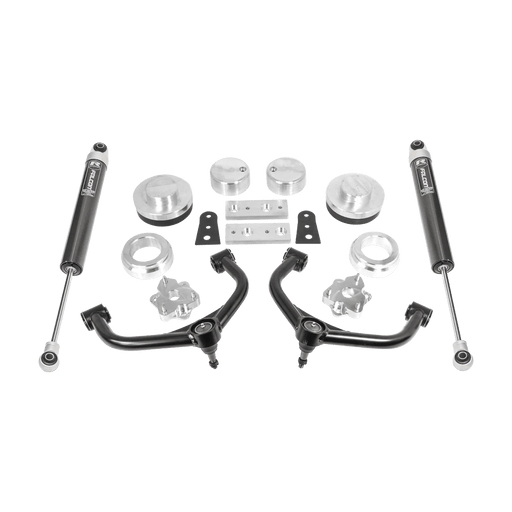 ReadyLIFT 4.0" Front with 2.0" Rear SST Lift Kit with Falcon 1.1 Monotube Rear Shocks for 2009-2024 Ram 1500 - Recon Recovery