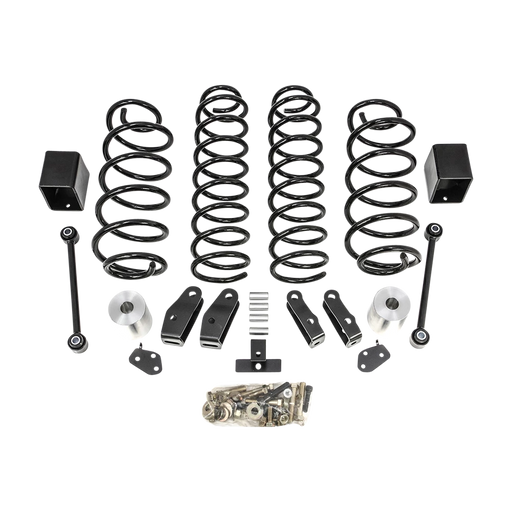 ReadyLIFT 2.5" Coil Spring Lift Kit (black spring w/ shock extensions) for 2018-2026 Jeep Wrangler JL/Wrangler JLU