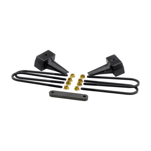 ReadyLIFT 4" Flat Rear Block Kit with Carrier Bearing Spacer for 2 Piece Drive Shaft for 2011-2016 Ford F-250 Super Duty/F-350 Super Duty/F-450 Super Duty - Recon Recovery