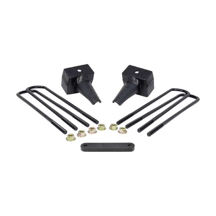 ReadyLIFT 5" Flat Rear Block Kit with Carrier Bearing Spacer for 2 Piece Drive Shaft for 1999-2010 Ford F-250 Super Duty/F-350 Super Duty/F-450 Super Duty - Recon Recovery