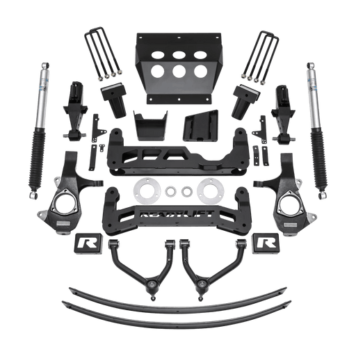 ReadyLIFT 9" Big Lift Kit for Aluminum or Stamped Steel OE Upper Control Arms with Bilstein Shocks for 2014-2018 Chevrolet/GMC Silverado 1500/Sierra 1500 - Recon Recovery