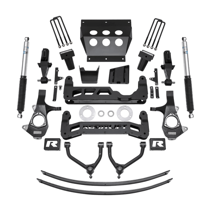 ReadyLIFT 9" Big Lift Kit for Aluminum or Stamped Steel OE Upper Control Arms with Bilstein Shocks for 2014-2018 Chevrolet/GMC Silverado 1500/Sierra 1500 - Recon Recovery