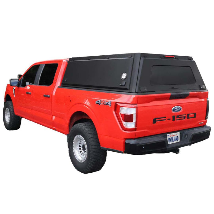 OVS Expedition Stainless Steel Truck Cap with Wing Doors For 2021 - 2026 Ford F - 150 6.5ft Bed - Recon Recovery