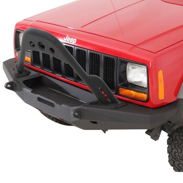 SmittyBilt XRC Winch Front Bumper for 1984 - 2001 Jeep Cherokee XJ - Recon Recovery