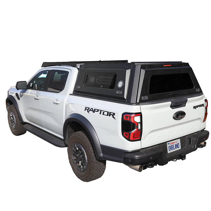 OVS Expedition PRO+ Stainless Steel Truck Cap with Full Windows for 2024-2026 Ford Ranger - Recon Recovery