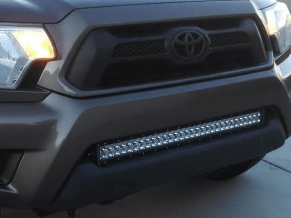 32" Lower Bumper Flush LED Light Bar Brackets Kit For 2005-2015 Toyota Tacoma - Recon Recovery