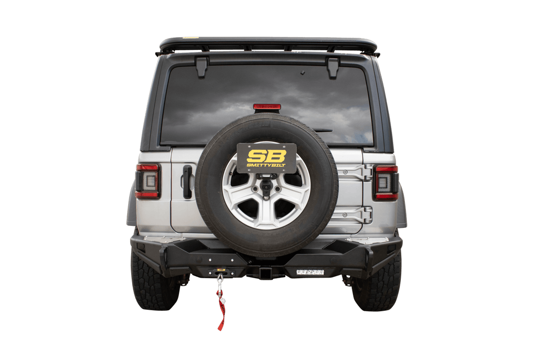 Smittybuilt XRC Gen3 Rear Winch Bumper with Hitch for 2018+ Jeep Wrangler JL - Recon Recovery