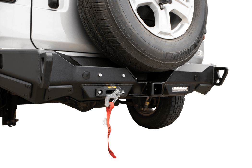 Smittybuilt XRC Gen3 Rear Winch Bumper with Hitch for 2018+ Jeep Wrangler JL - Recon Recovery