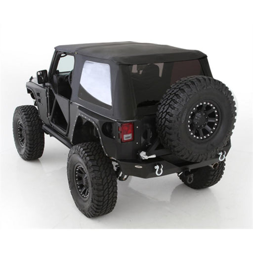 Smittybilt Bowless Soft Top Black Diamond For 2007 - 2018 Jeep Wrangler JK 2 Door - Recon Recovery - Recon Recovery