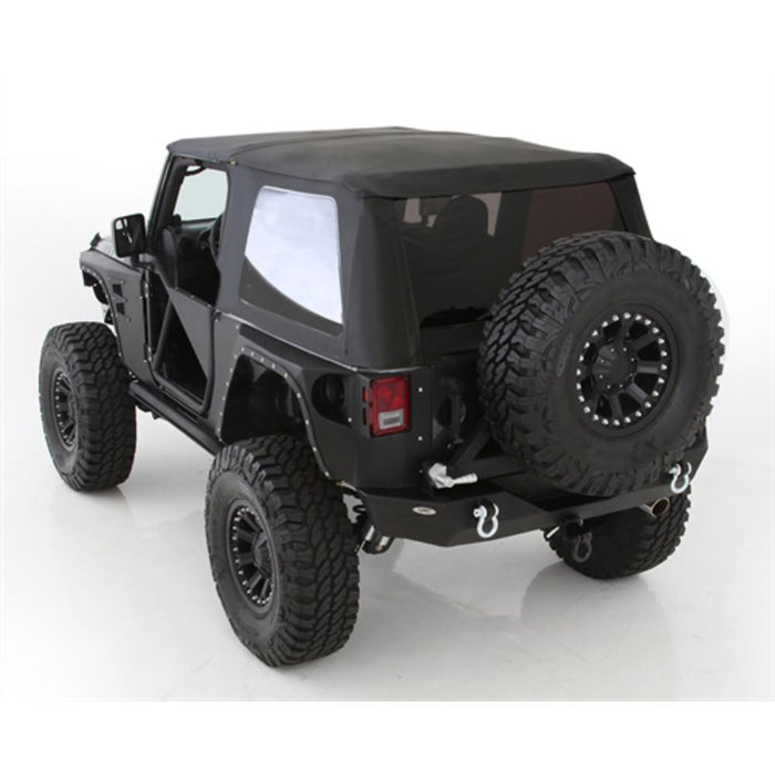 Smittybilt Bowless Soft Top Black Diamond For 2007 - 2018 Jeep Wrangler JK 2 Door - Recon Recovery - Recon Recovery
