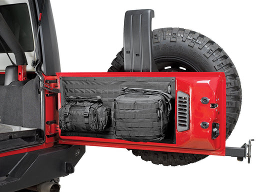 Smittybilt JK Gear Tail Gate Cover black For 2007 - 2018 Jeep Wrangler JK - Recon Recovery - Recon Recovery