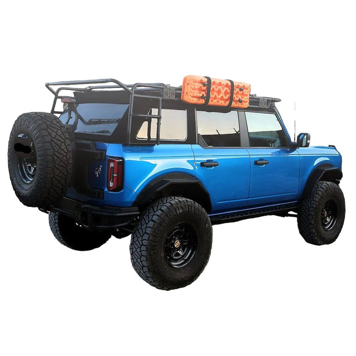 Smittybilt SRC Roof Rack for 2021 - 2026 Ford Bronco 4 - Door – Textured Black - Recon Recovery