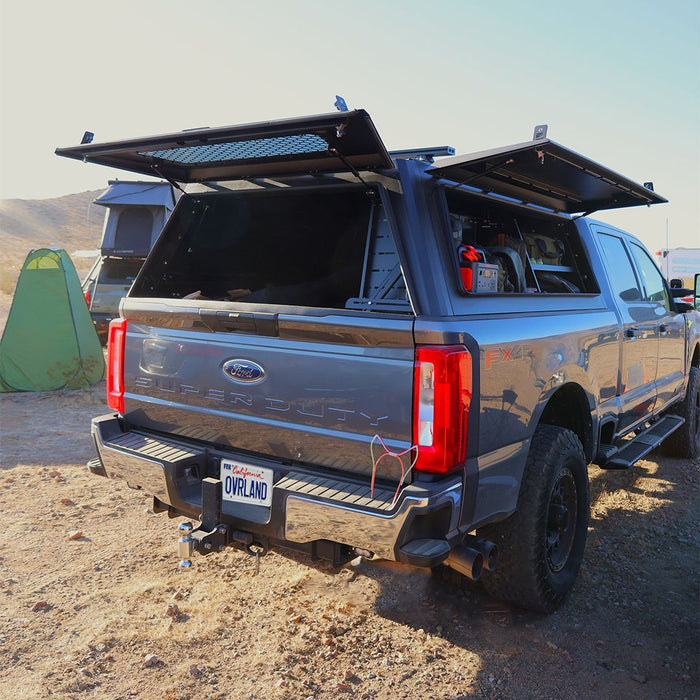 OVS Expedition Stainless Steel Bed Cap with Wing Doors for 2023 - 2026 Ford F - 250 & F - 350 - Recon Recovery