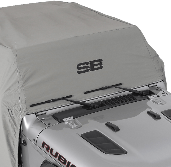 SmittyBilt Water Resistant Cab Cover with Door Flaps for 2018 - 2026 Jeep Wrangler JLU - Recon Recovery