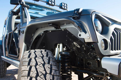 Smittybilt Front Aluminum Inner Fender Liners 2007 - 2018 Jeep Wrangler JK (Pair) - Recon Recovery - Recon Recovery