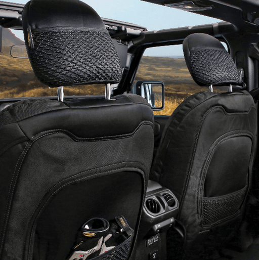 Smittybilt GEN2 Tan Neoprene Seat Cover Set Front & Rear For 2018 - 2025 Jeep Wrangler JL - Recon Recovery - Recon Recovery
