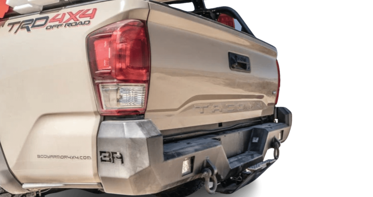 Body Armor 4x4 Pro Series High Clearance Rear Bumper for 2016 - 2023 Toyota Tacoma - Recon Recovery - Recon Recovery