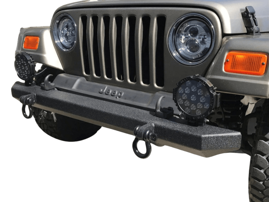 SmittyBilt SRC Classic High Clearance Front Bumper for 1988 - 2003 Jeep Wrangler YJ TJ LJ - Recon Recovery