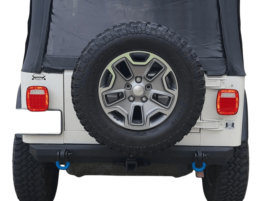 SmittyBilt SRC Classic High Clearance Rear Bumper for 1988 - 2003 Jeep Wrangler YJ TJ LJ - Recon Recovery