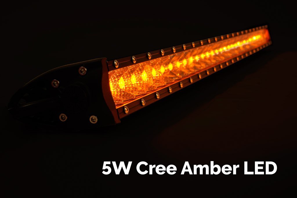 32" Slim Single Row LED Bar (Amber) - Recon Recovery
