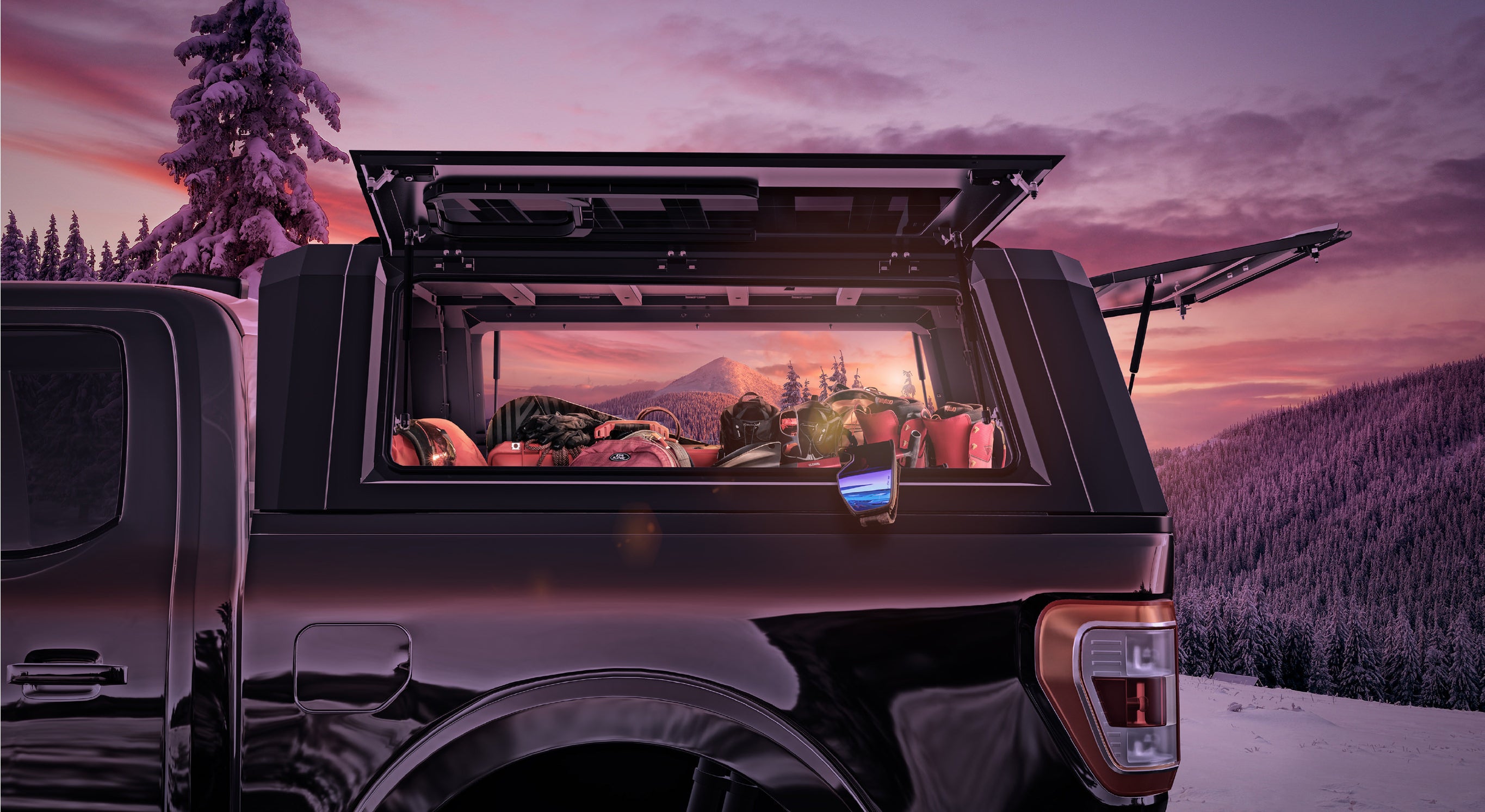 RSI EVO Sport Smart Bed Cap for 2019-2026 GM Silverado & Sierra 1500 5 ...