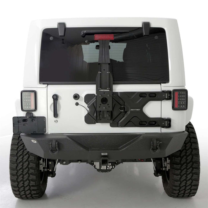 Smittybilt HD Oversize Tire Carrier Swing Out for 2007 - 2018 Jeep Wrangler JK - Recon Recovery