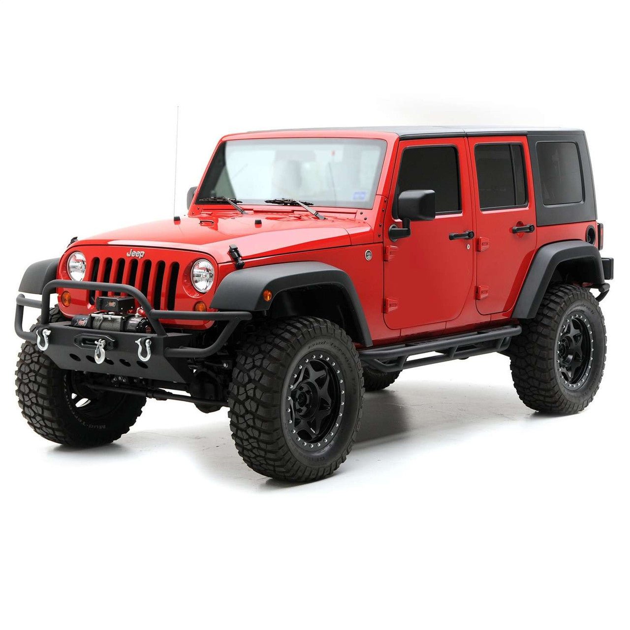 SRC No Drill Rock Sliders for 2010-2018 Jeep Wrangler JK 4 Door