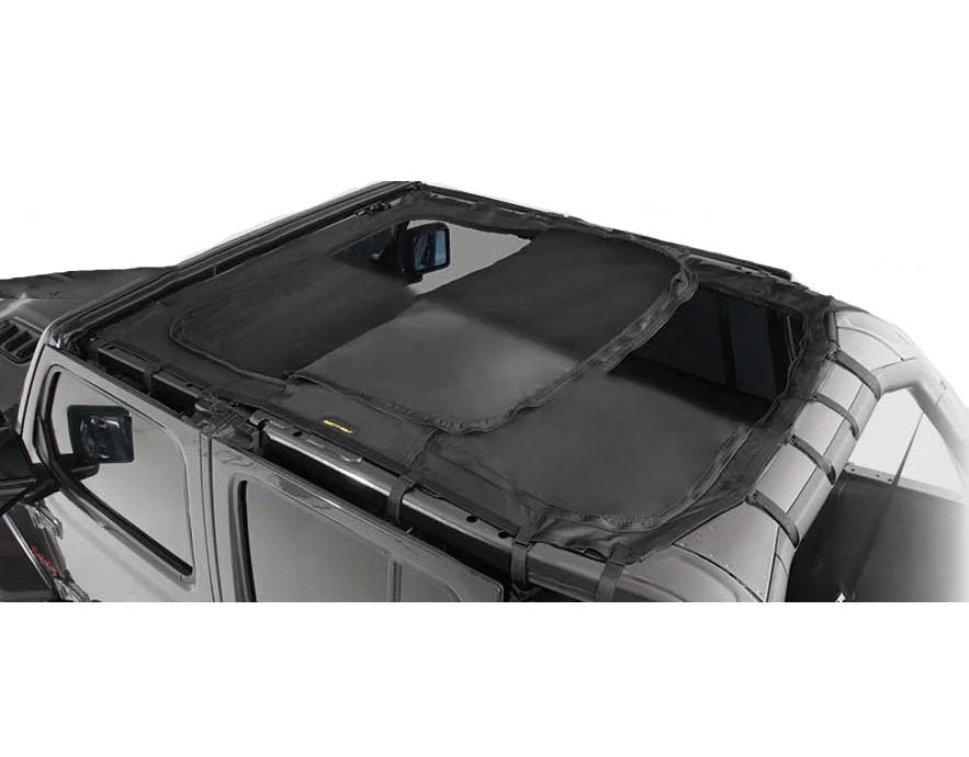 SmittyBilt Extended Bikini Shade Top w/ Skylights for 2018 - 2026 Jeep Wrangler JL 4 Door - Recon Recovery