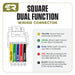 Square Style Dual Function Toyota OEM Style "AMBER & WHITE" Switch - Recon Recovery