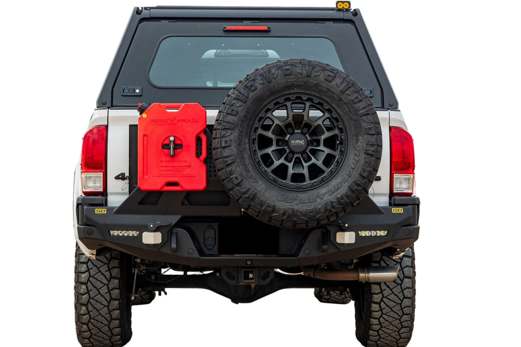 Smittybilt Modular High Clearance Rear Bumper & LED Lights for 2016 - 2023 Toyota Tacoma - Recon Recovery