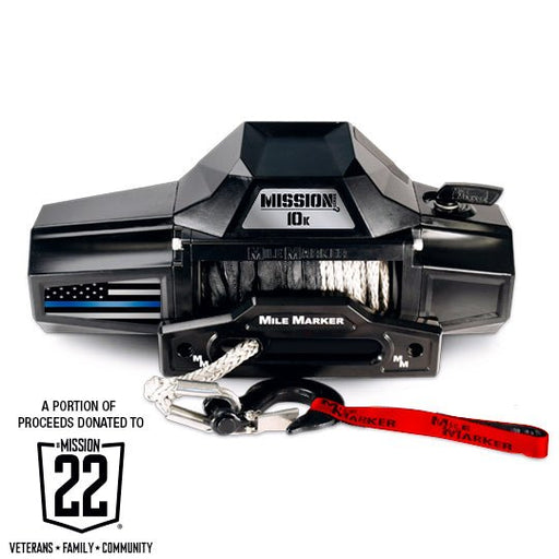 Mile Marker Mission Winch Flag Series - 10k - Recon Recovery