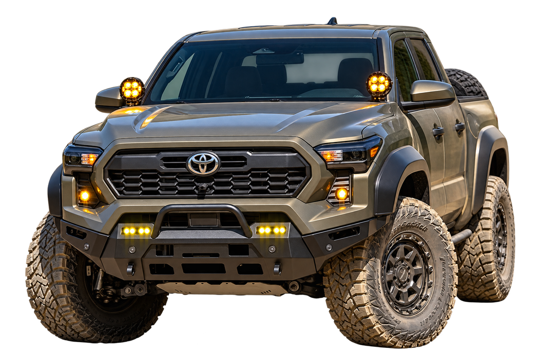 Body Armor 4x4 Hiline Front Winch Bumper for 4th Gen 2024+ Toyota Tacoma