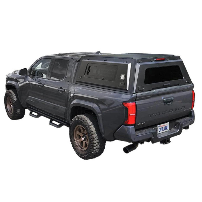 OVS Expedition PRO+ Stainless Steel Truck Cap with Full Windows for 2024-2026 Toyota Tacoma 5ft - Recon Recovery