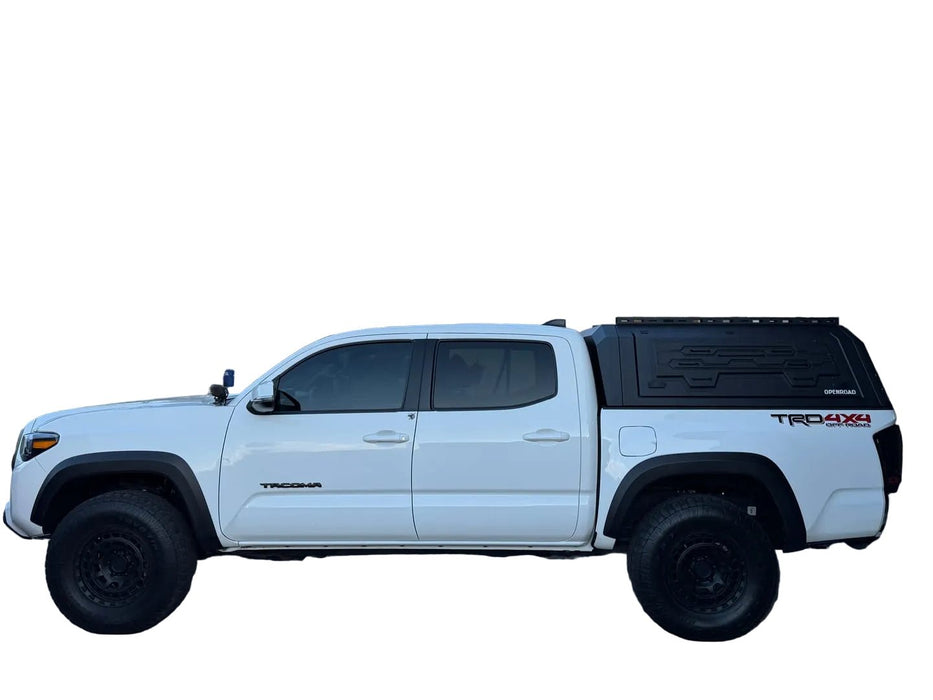 Openroad Aluminum Light Weight Modular Truck Cap for 2016 - 2023 Toyota Tacoma 6ft Bed - Recon Recovery