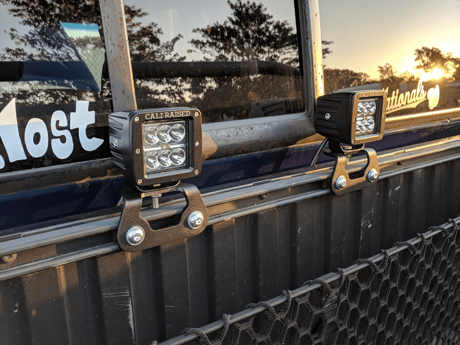Bed Rail LED Pod Brackets Kit For Toyota Truck - Recon Recovery