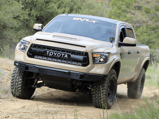 42" Hidden Grille Curved LED Light Bar Brackets Kit For 2014-2021 Toyota Tundra - Recon Recovery