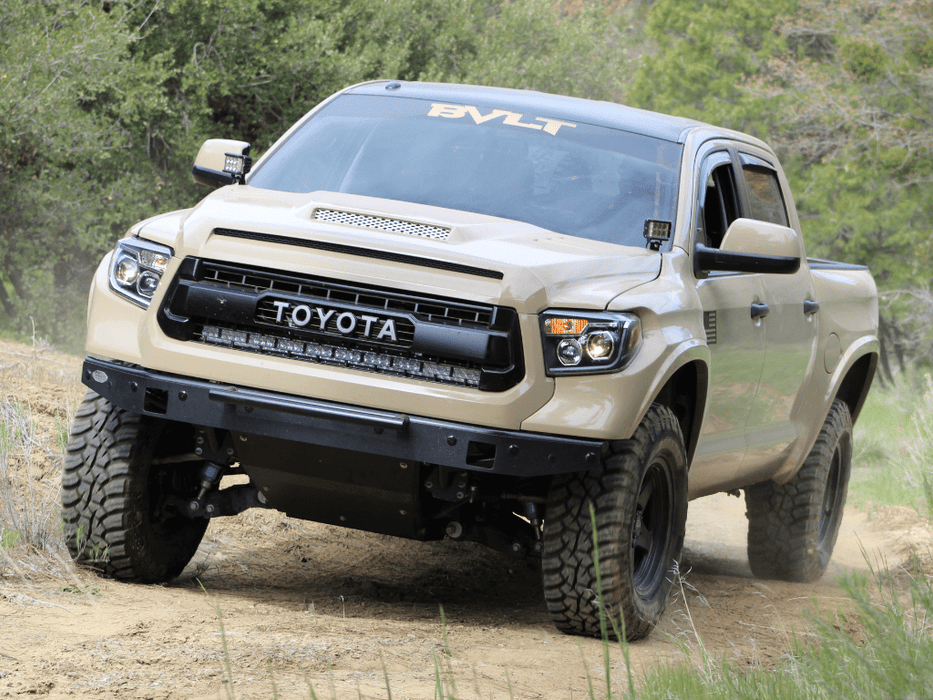 42" Hidden Grille Curved LED Light Bar Brackets Kit For 2014-2021 Toyota Tundra - Recon Recovery
