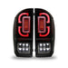 Winjet Renegade V2 LED Sequential Taillights for 2016-2023 Toyota Tacoma (Gloss Back/Clear) - Recon Recovery - Recon Recovery