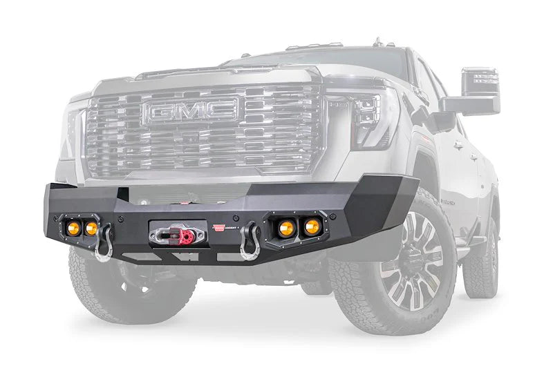 WARN Ascent Front Bumper | 2024 - 2026 GMC Sierra 2500HD | Winch Ready - Recon Recovery