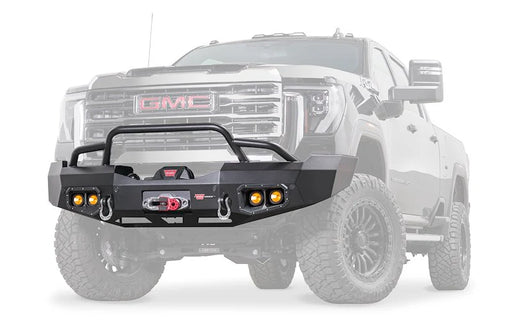 WARN Ascent Front Bumper | 2024 - 2026 GMC Sierra 2500HD | Winch Ready - Recon Recovery